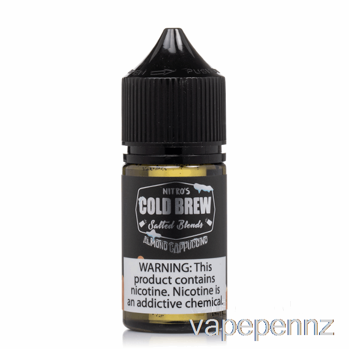 Almond Cappuccino - Nitros Cold Brew Salts - 30mL 25mg VAPE NZ